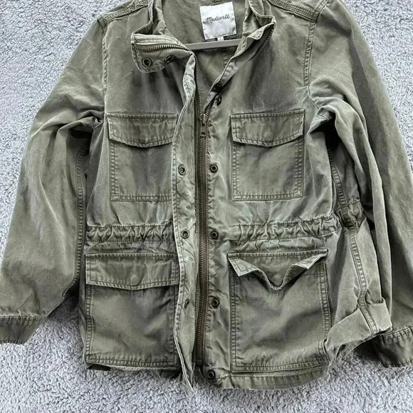Madewell Women's Small Surplus‎ Jacket in Foliage Green - Picture 5 of 9